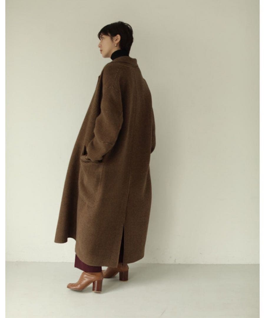 TODAYFUL オーバーチェックコート〔サイズ36〕