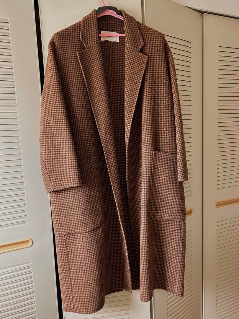 TODAYFUL オーバーチェックコート〔サイズ36〕