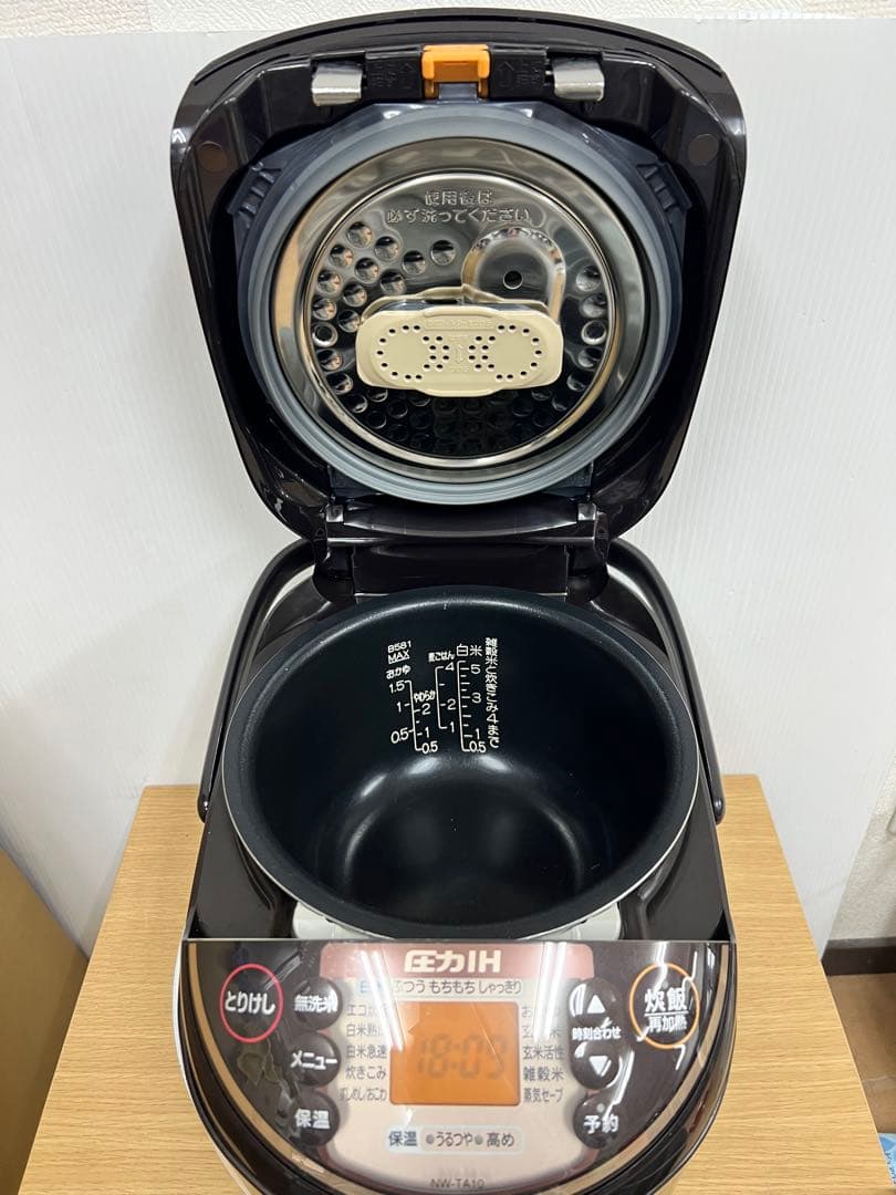 象印 圧力IH炊飯器 NW-TA10（5.5合炊き）ダークブラウン2019年製