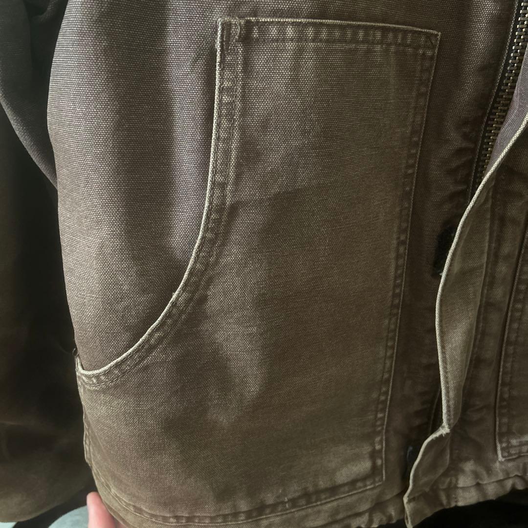 Carhartt ブラウン デトロイドジャケット j22 DKB usa製希少