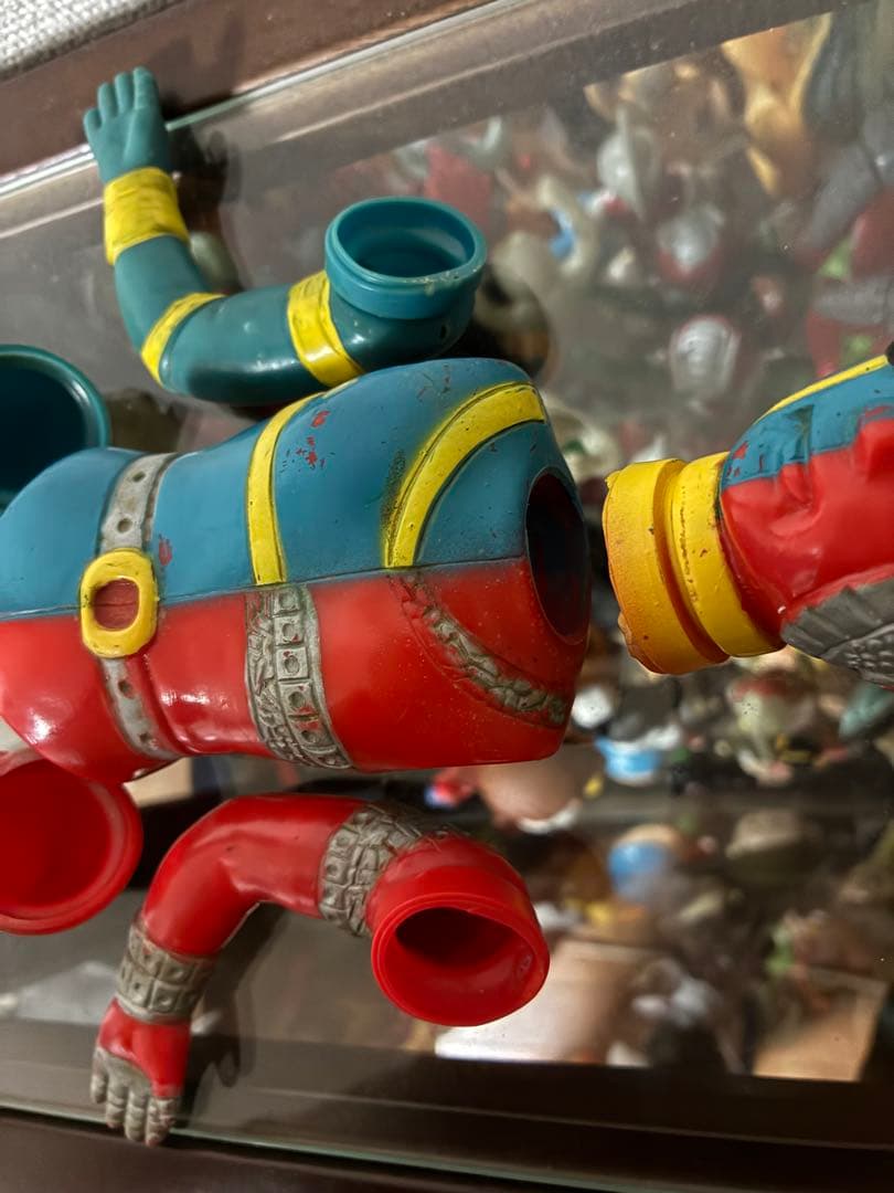 当時物　タカトク　人造人間キカイダー　ソフビ　約28cm　ソフビ