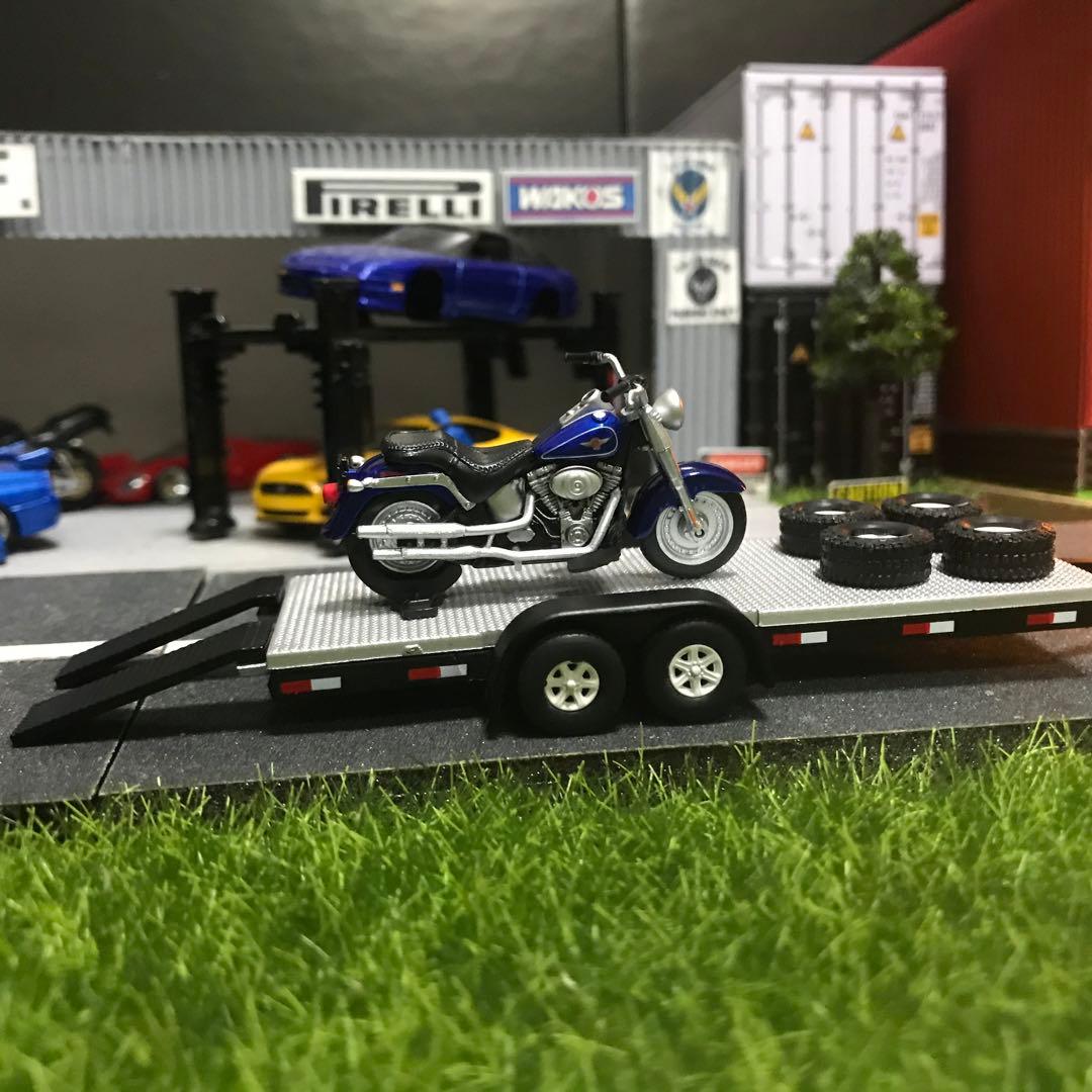 RAM3500 BULL DOGデザイン ロングトラックと ベッドトレーラー②