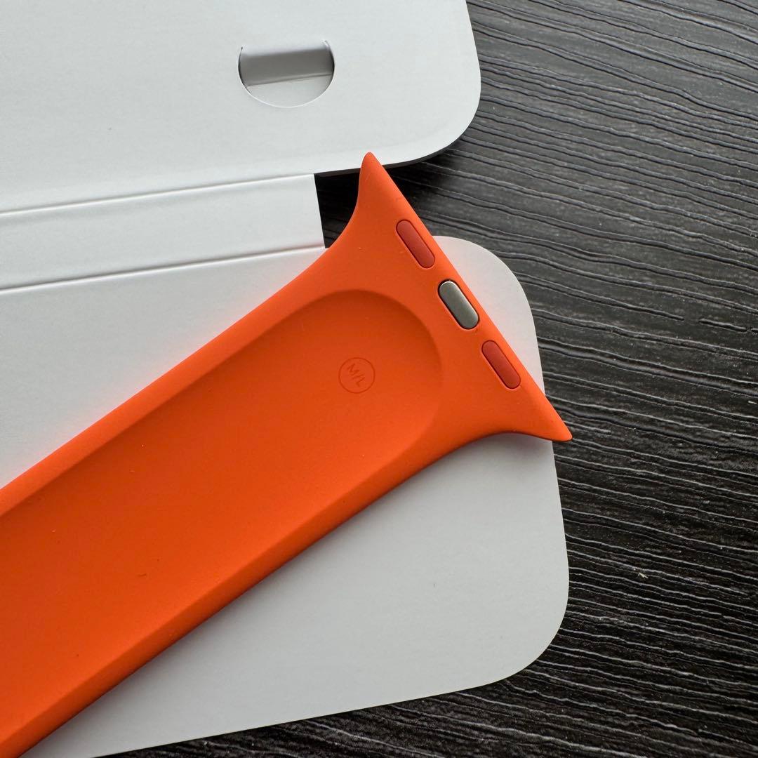 2573 未使用　Apple Watch エルメス　オレンジ　スポーツバンド