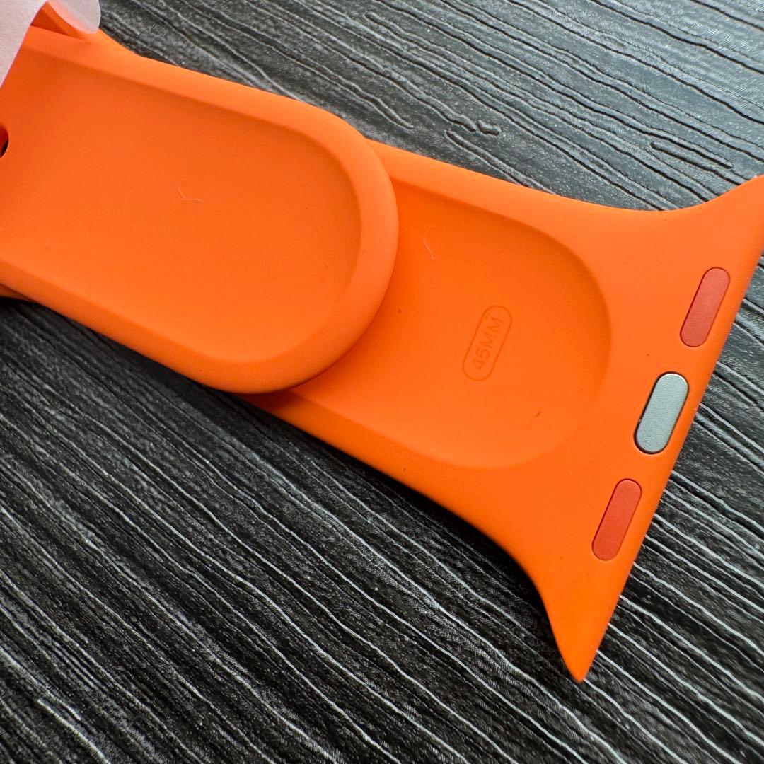 2573 未使用　Apple Watch エルメス　オレンジ　スポーツバンド