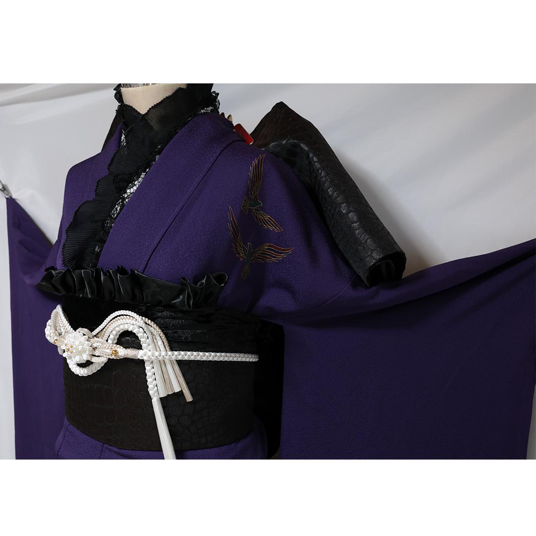 作家物■斉藤三才振袖6点セット帯新品帯締め帯揚げフルセットトール成人式SP12