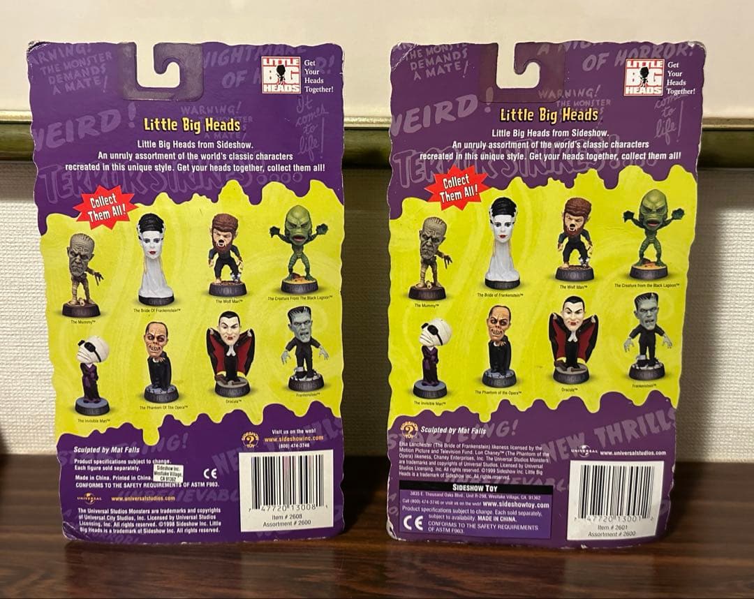 リトルビックヘッド　大アマゾンの半魚人 フランケンシュタイン2点セット