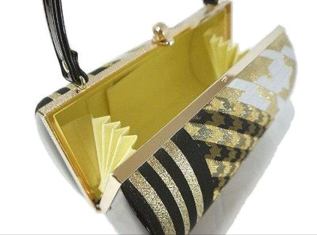 草履バッグセット 正絹帯地使用 振袖訪問着などフォーマル用 フリーサイズ B-3