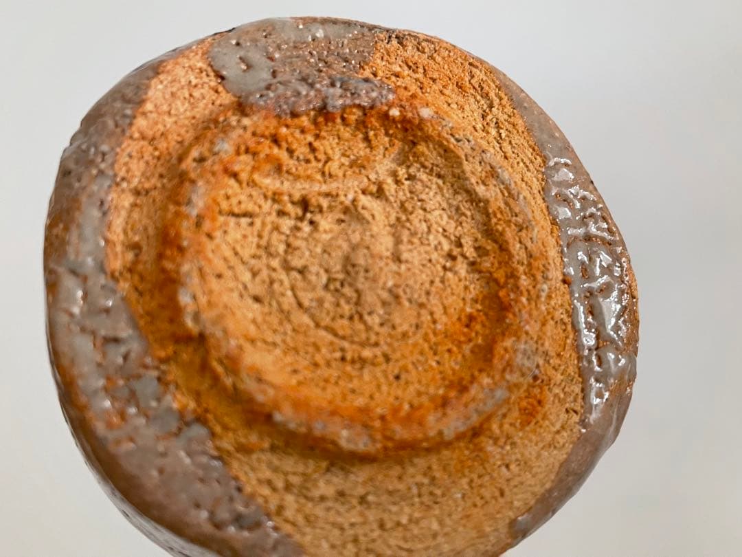 陶芸家　中里重利　絵唐津　ぐい呑　唐津焼　酒器　酒盃　共箱　三玄窯