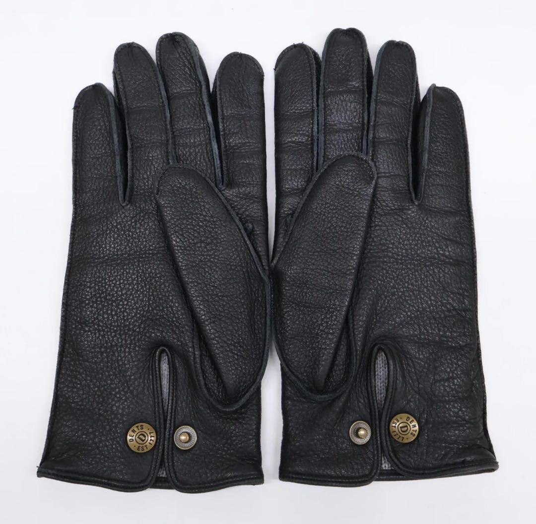 DENTS デンツ 美品 ディアスキン カシミアライナー 手袋 8 1/2