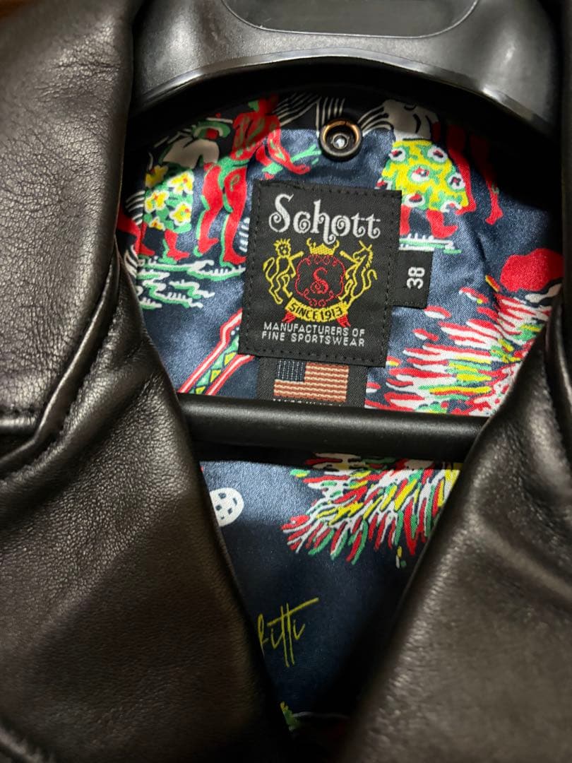 ポルノグラフィティ　Schott ライダースジャケット 38