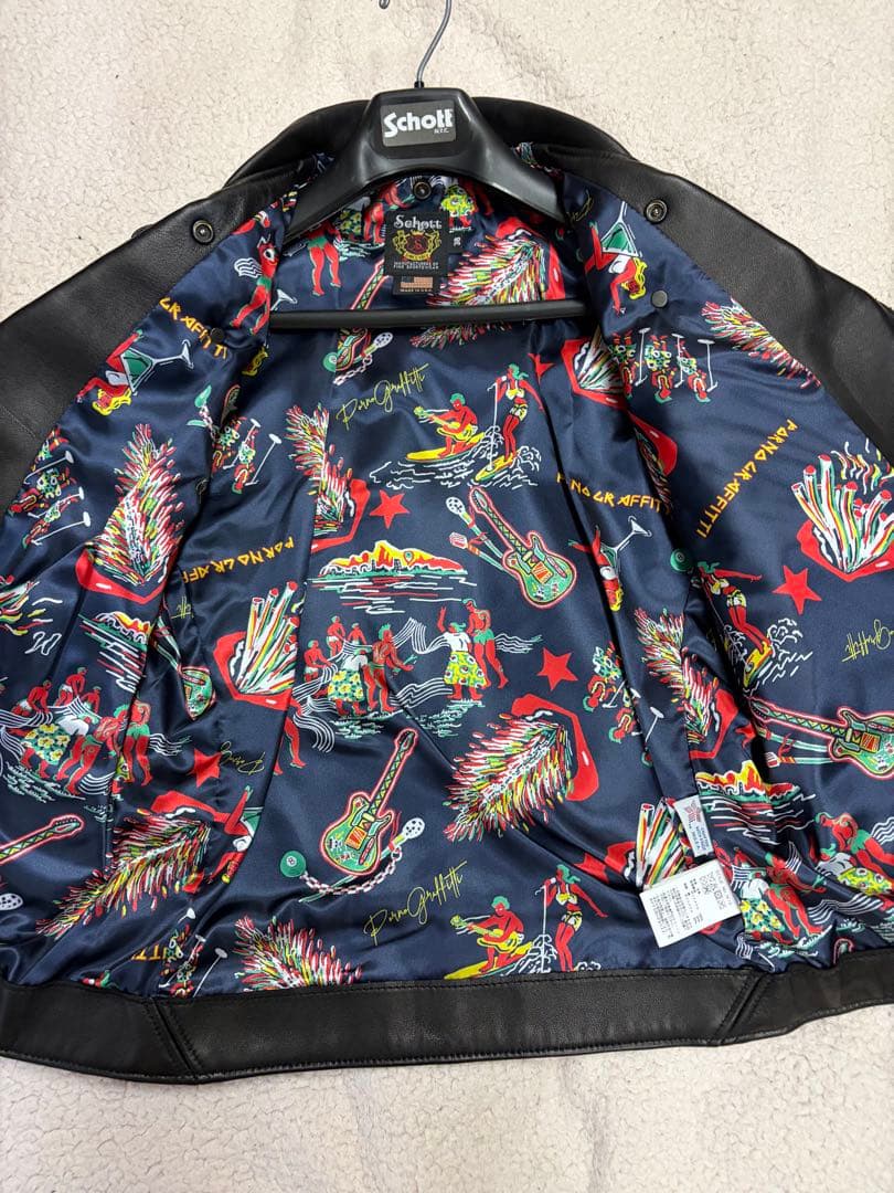 ポルノグラフィティ　Schott ライダースジャケット 38