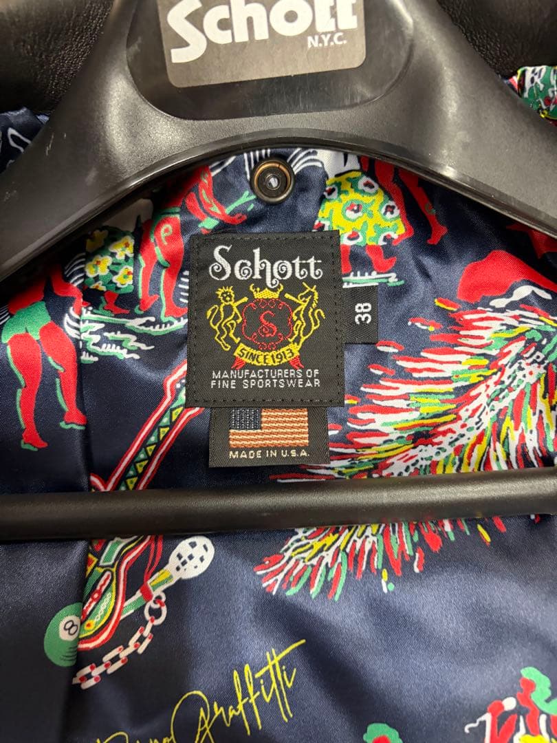 ポルノグラフィティ　Schott ライダースジャケット 38