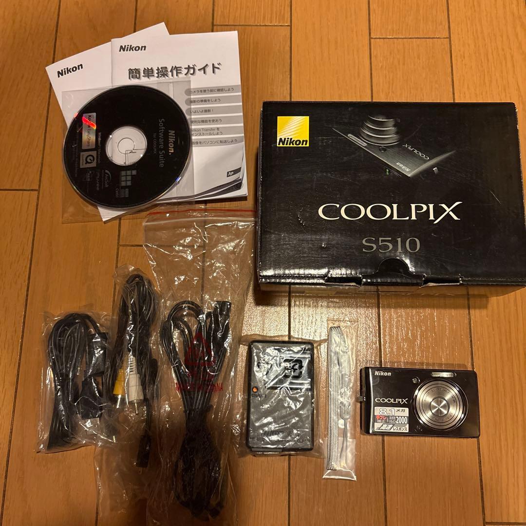 未使用 COOLPIX S510 8.1メガピクセル コンパクトカメラ