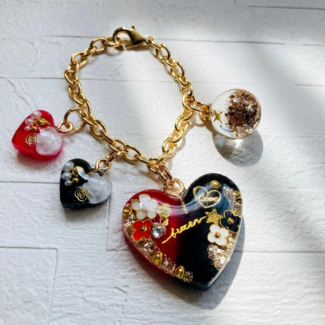 mimikoページ　名入れチャーム　らレジンキーホルダー