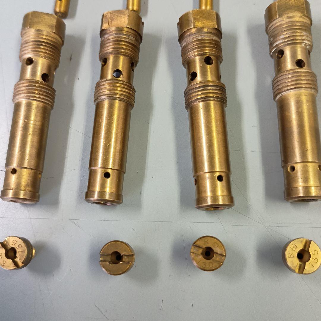 ソレックス ジェットブロック 真鍮製燃料噴射ノズル4個セット 4本