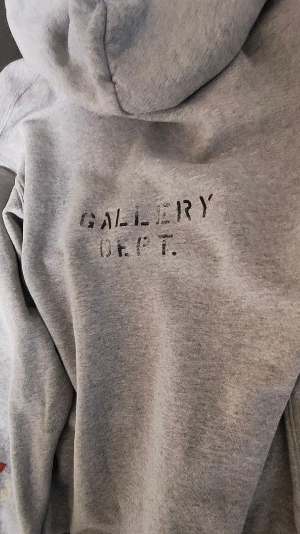 【レア】gallery dept　バックステンシル　パーカー　XL