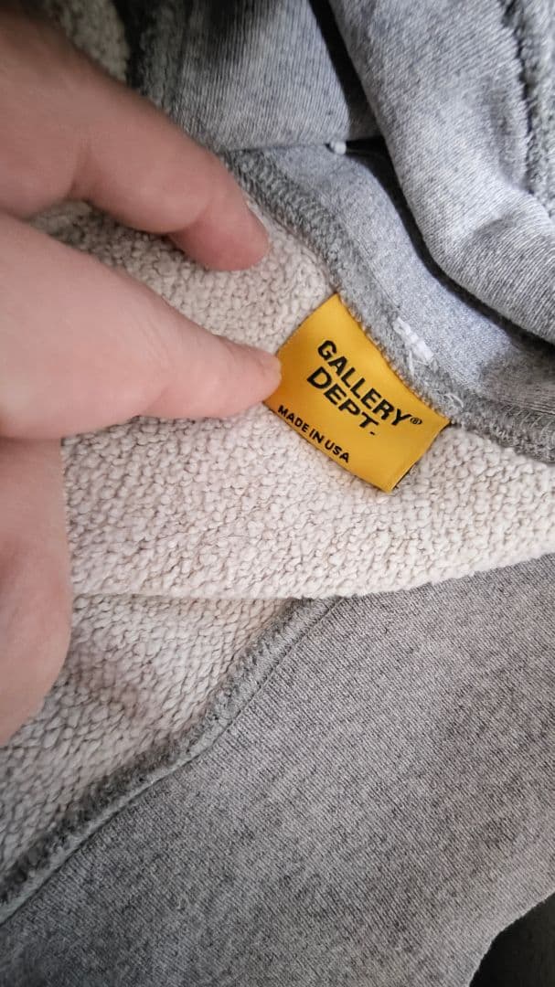 【レア】gallery dept　バックステンシル　パーカー　XL
