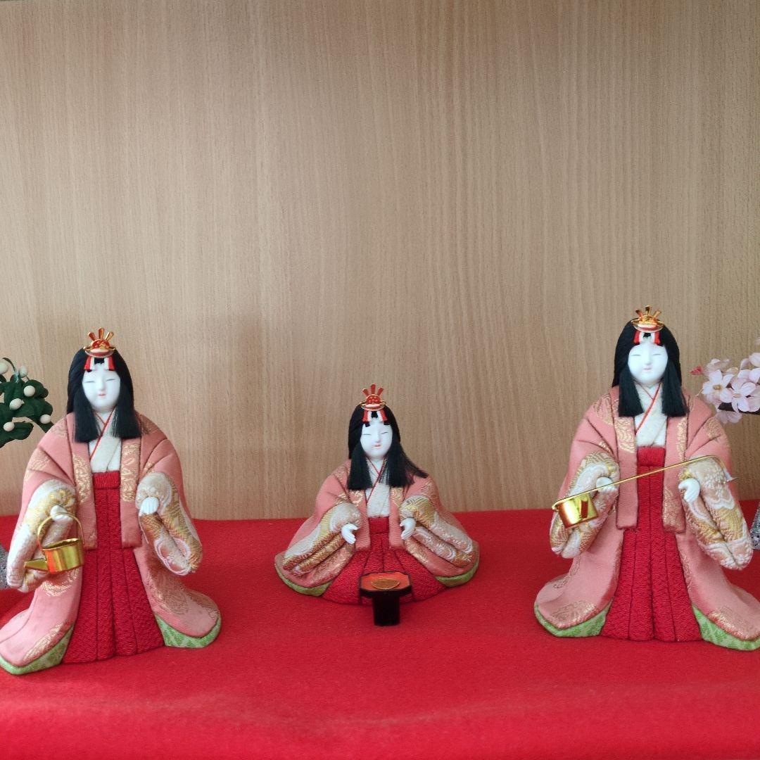 雛人形　親王　三人官女　お飾り