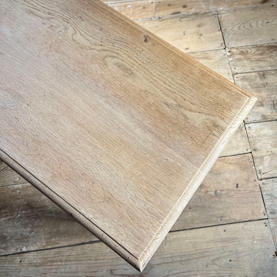 フランス アンティーク サイドテーブル 引き出し2杯　木製 コンソール　剥離