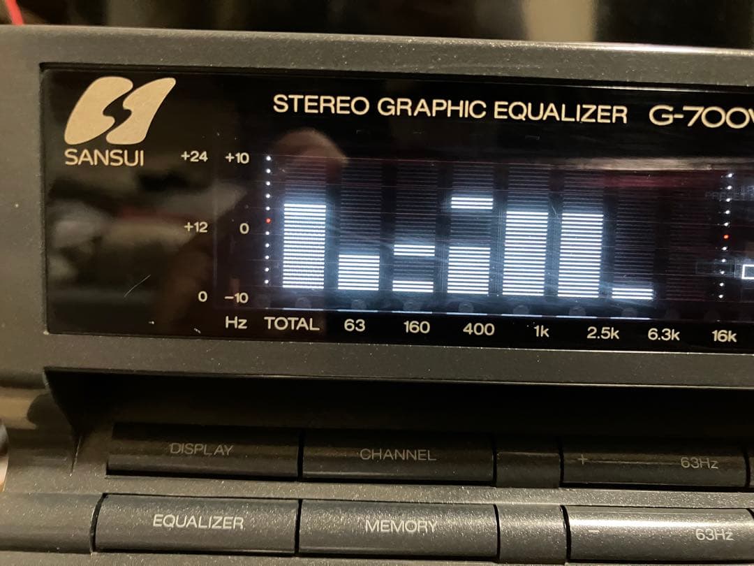 【美品・動作品】SANSUI G-700V1 デュアルスペクトラムアナライザー