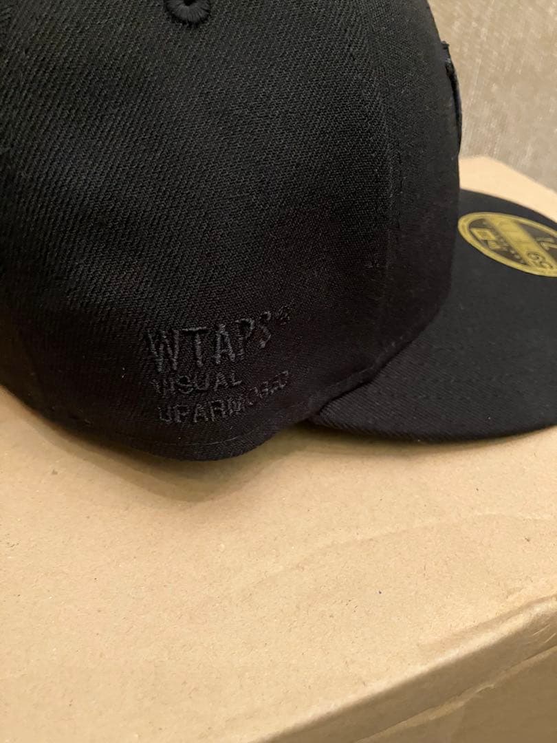 New Era 59FIFTY ブラックキャップ WTAP3刺繍