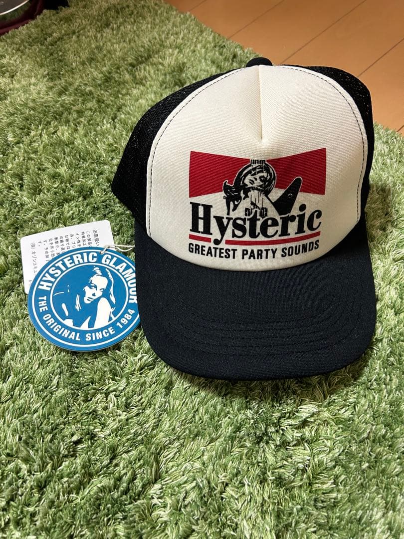 ヒステリックグラマー　キャップ　GUITAR GIRL