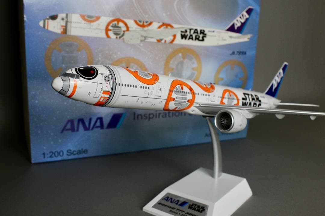 レア ANA B777-300ER JA789A BB-8 1/200