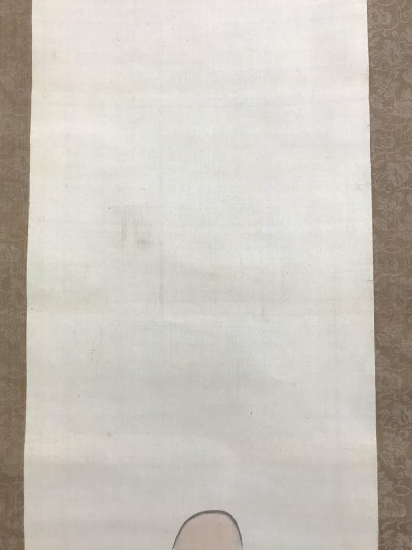 真作/横山清暉/寿老人図/七福神のうちの一人/人物図/掛軸☆宝船☆AE-309