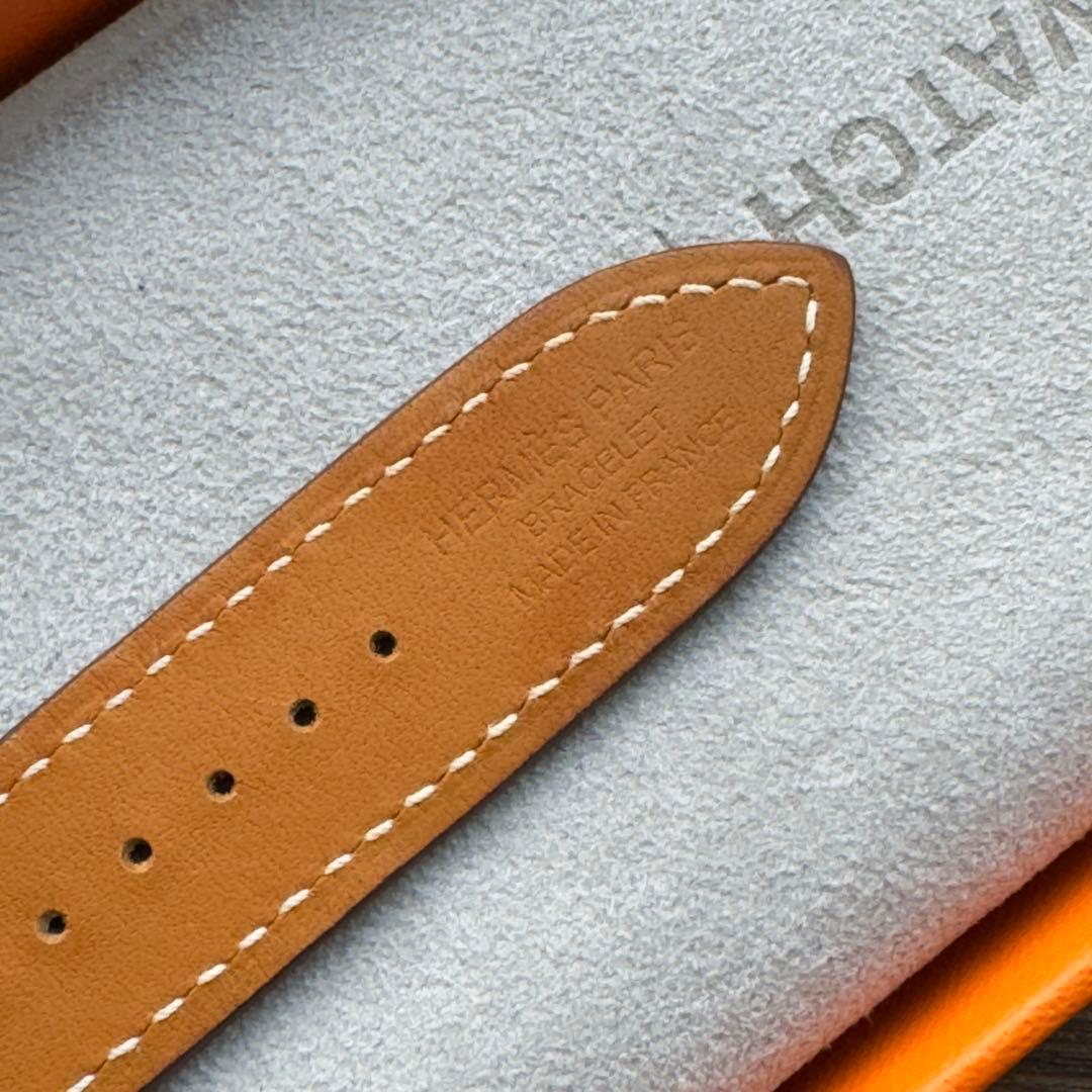 2661 美品　Apple Watch エルメス　ゴールド　レザーバンド