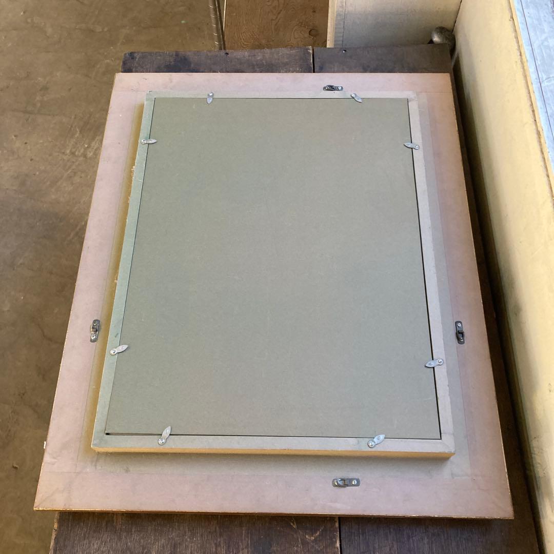 古額縁 P8号 油彩額縁 ゴールドフレーム 金装飾 ビンテージ アンテ