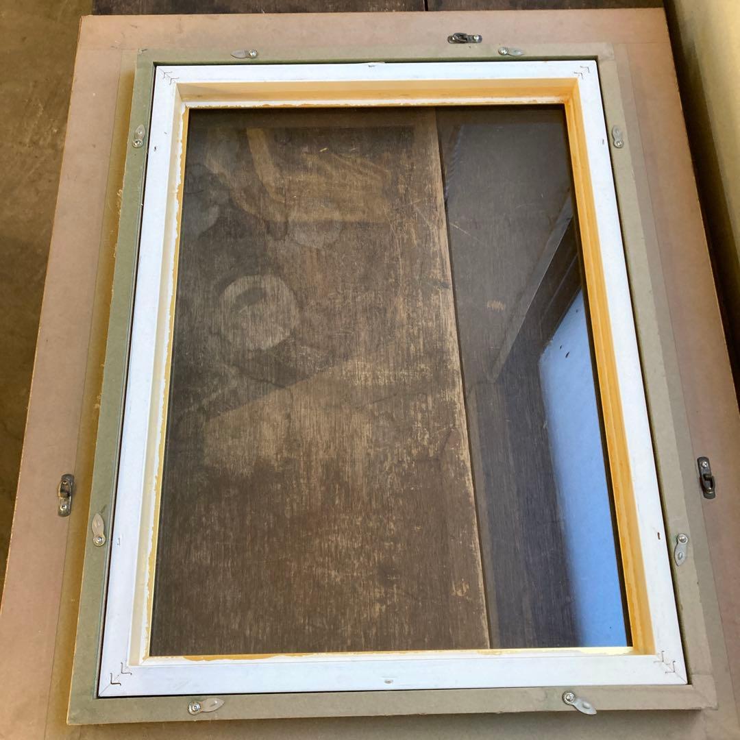 古額縁 P8号 油彩額縁 ゴールドフレーム 金装飾 ビンテージ アンテ