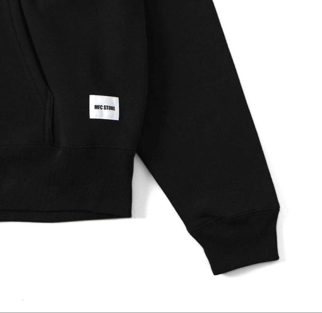 浜崎あゆみ × MFC STORE ジップフーディ ブラック ᒪサイズ+金テ付