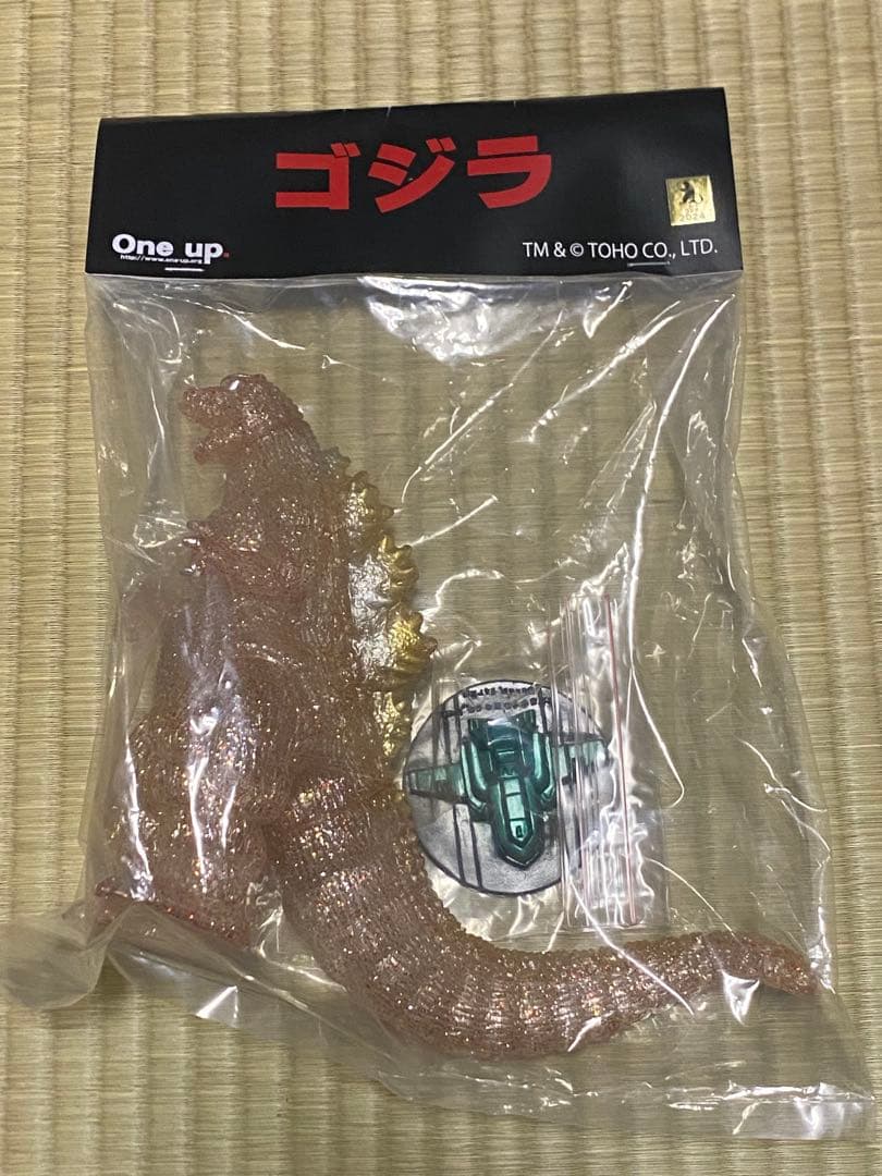 One up ゴジラ1995 クリアラメ成型 WF2024冬　ソフビ　フィギュア