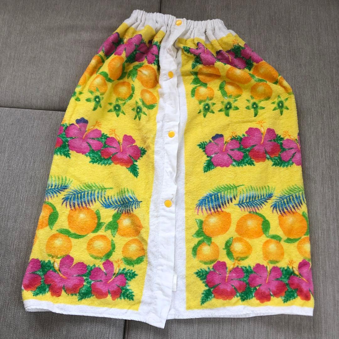 希少 トロピカルキティ ハイビスカス ラップタオル