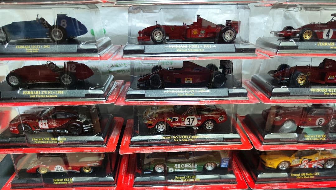 アシェット　1/43 フェラーリ　FERRARI　F1　ミニカー