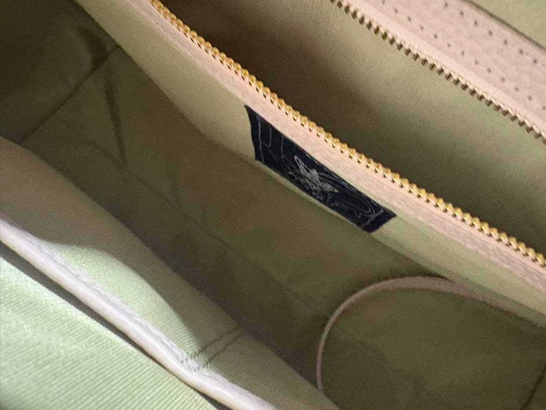 A.D.M.Jバック　濃紺＆淡いピンク