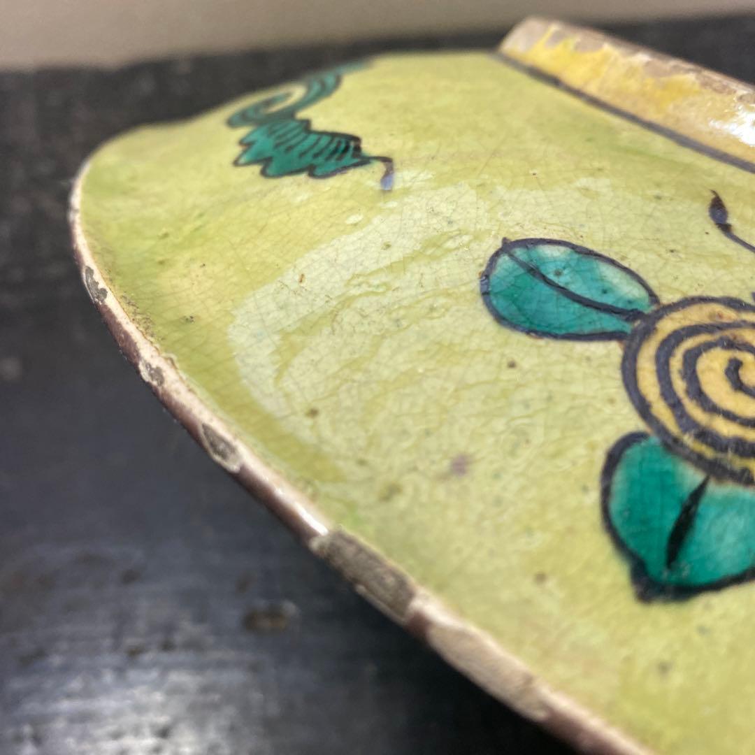 青手古九谷中皿