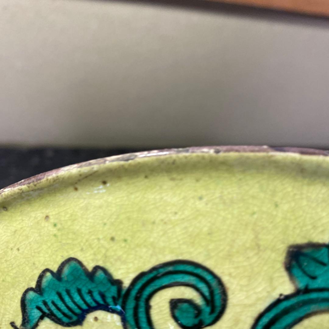 青手古九谷中皿