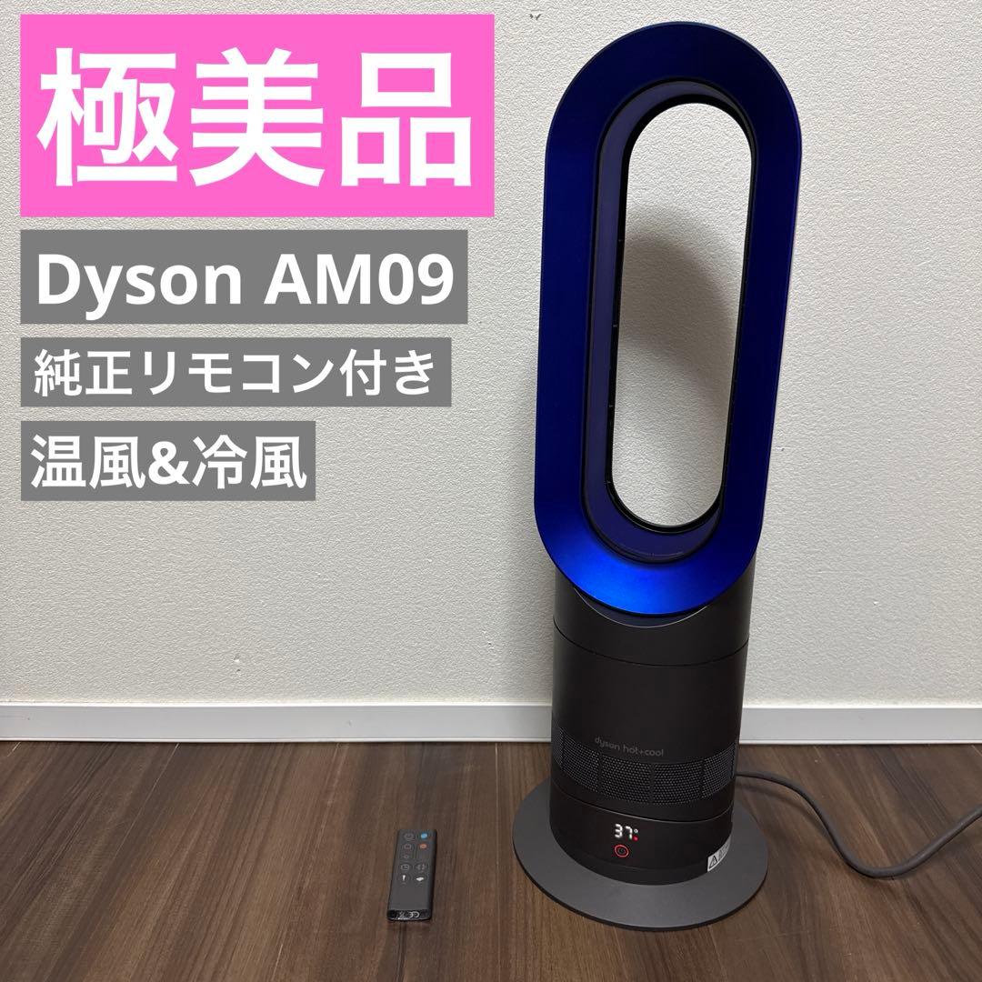 極美品 動作良好 dyson ホット＆クール AM09 人気カラー リモコン付