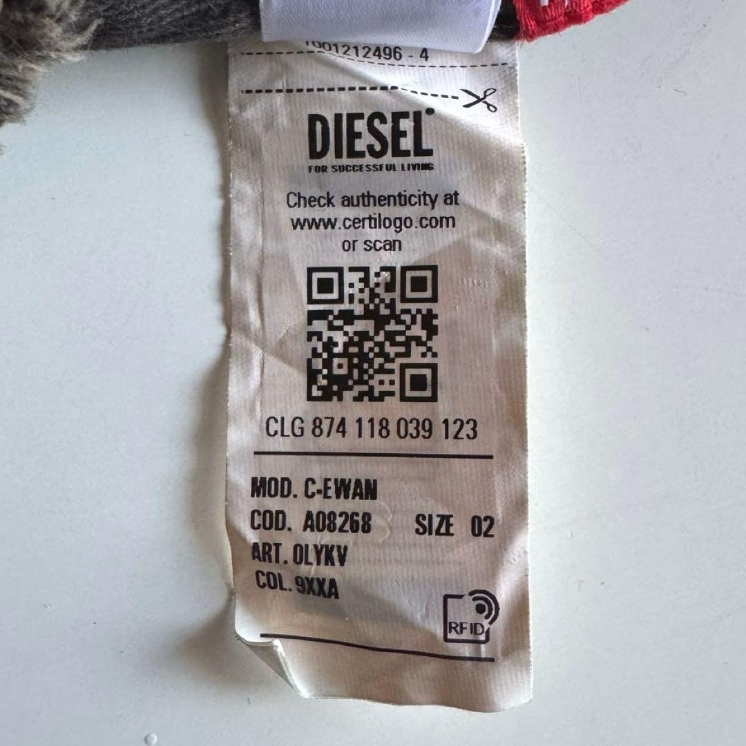 ディーゼル　C-Ewan　アジャスタブルキャップ　デストロイ加工　22AW