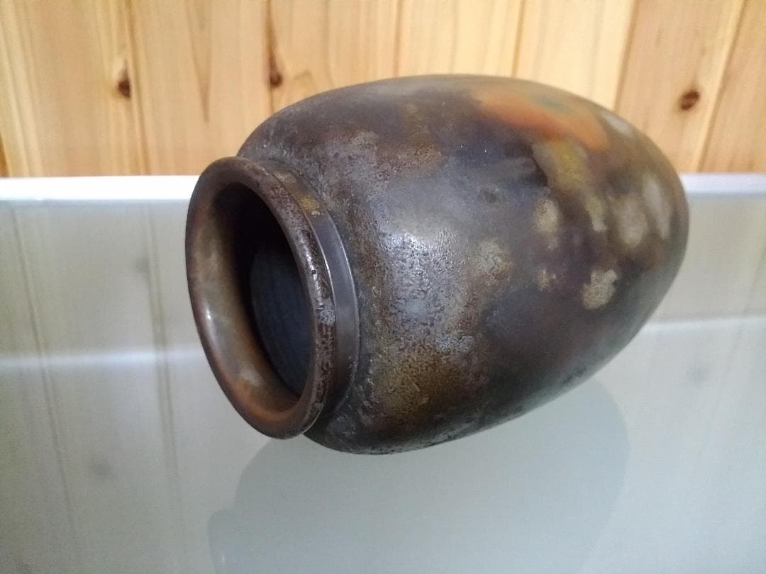 陶古　備前焼　小西陶古　壺　つぼ　花器　花入れ　フラワーベース