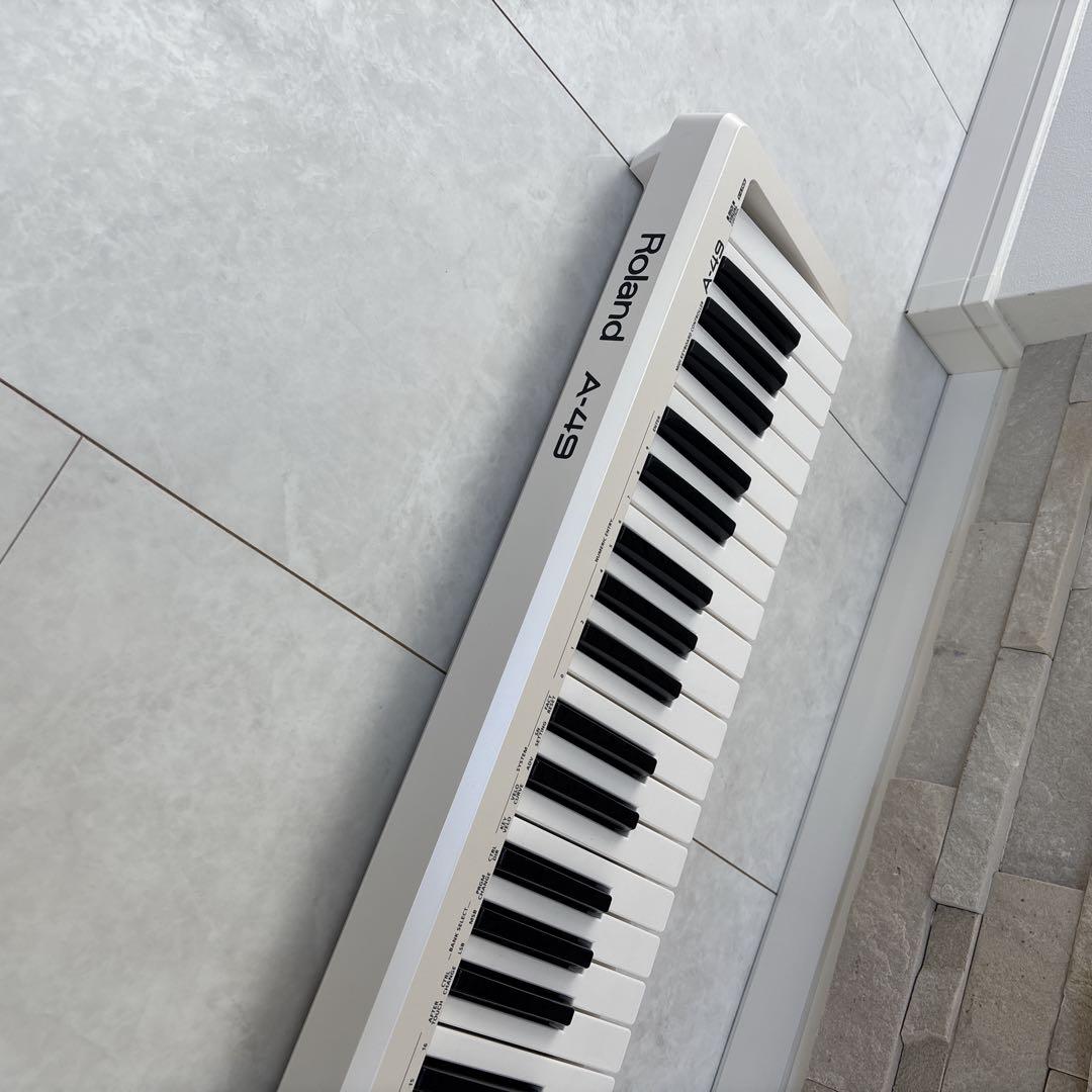 【美品】Roland A-49 ホワイト MIDIキーボード