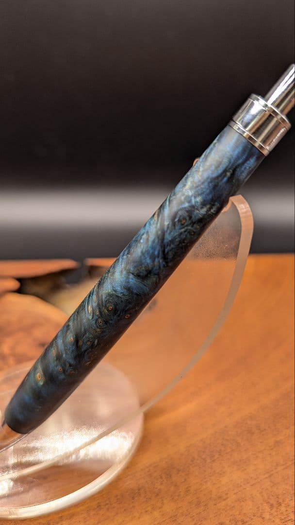 612スタビライズドウッドバーチバール　木軸シャーペン　ボールペン