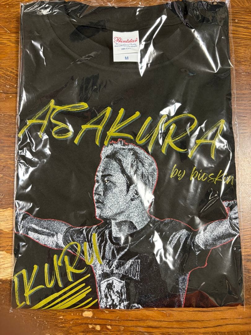 朝倉未来　直筆サイン入りプリントTシャツ　Mサイズ