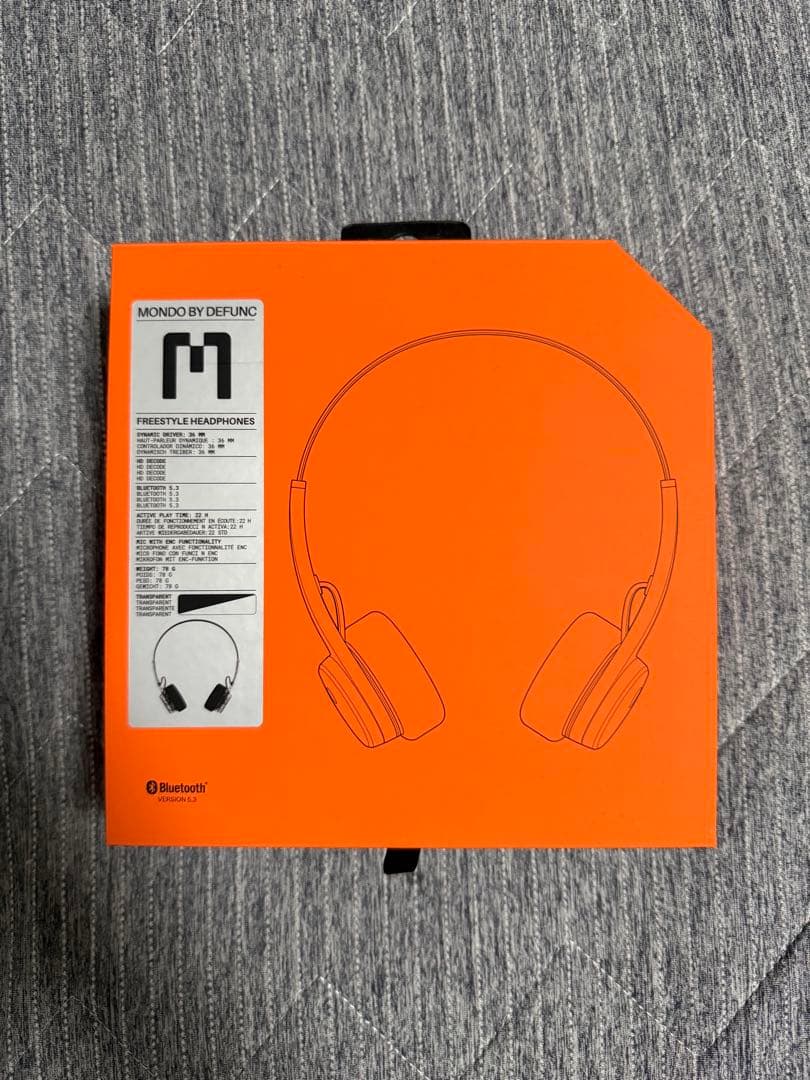 美品 MONDO BY DEFUNC Freestyle ヘッドフォン