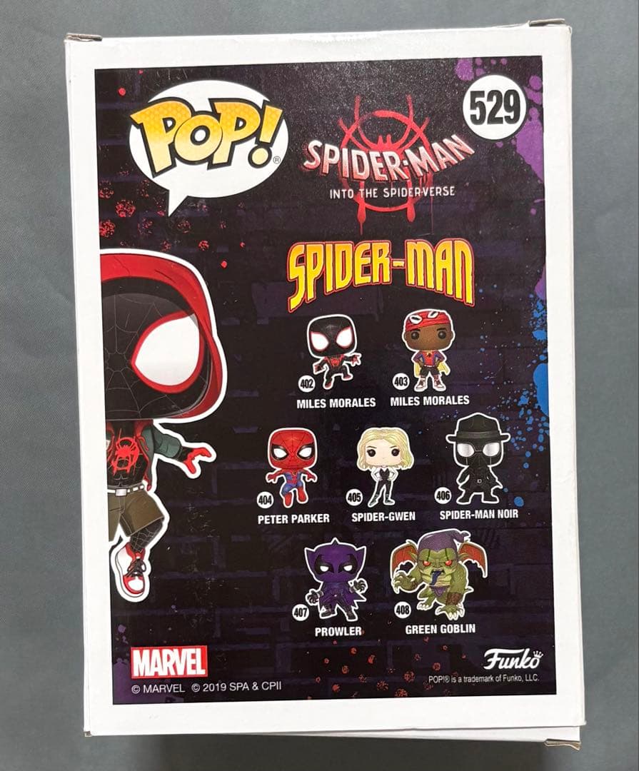 funko pop 529 スパイダーマン スパイダーバース マイルス モラレス