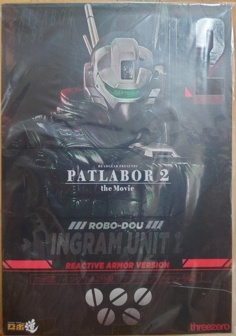 ロボ道 イングラム1号機 ＆ 2号機リアクティブアーマー装備 threezero