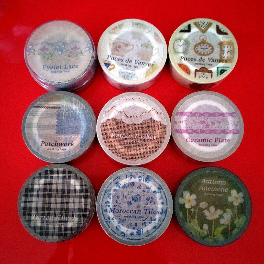 韓国製マスキングテープ　BOKIまとめ売り　9個