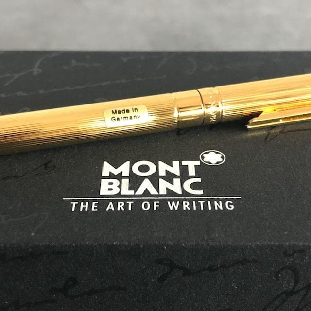 モンブラン(MONT BLANC)　ボールペン　ゴールド ノブレス