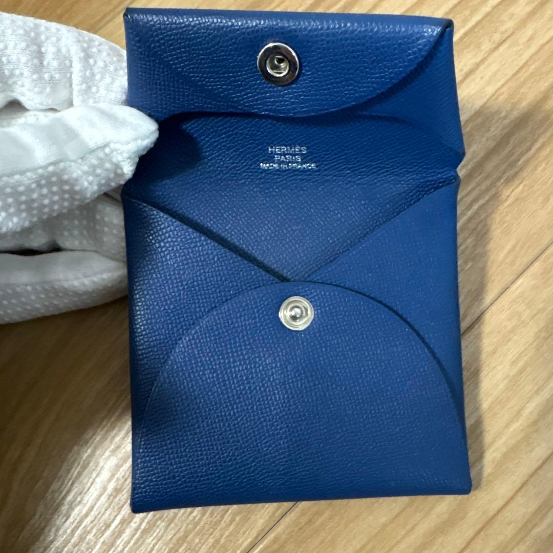 T2K 様 HERMES レザー ケース 青